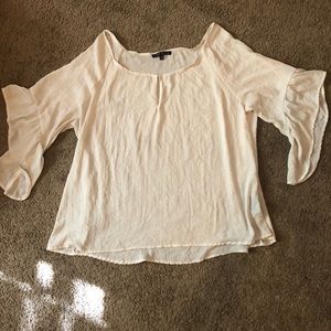 Ivory, Clasp closure front blouse
